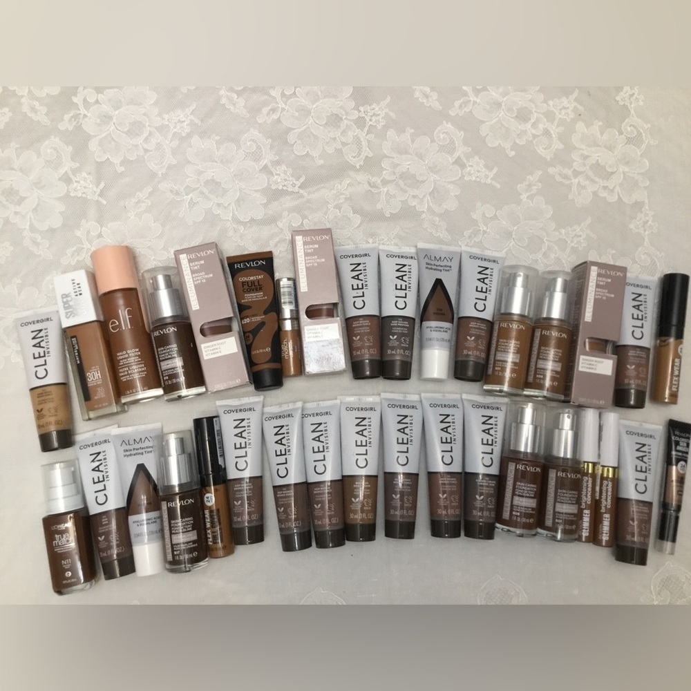 Assorted Foundation and Concealer Collection